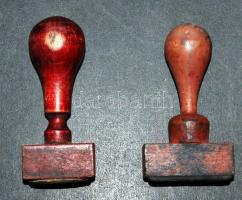 cca 1900 Toldi Lajos zenemûkereskedése 2 db pecsétnyomó