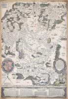 Lazarus: Magyarország 1528 reprint vászontérkép, 50×71 cm