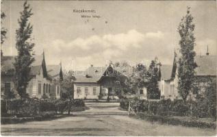 1915 Kecskemét, Miklóstelep, Vincellér iskola. Fekete (Schwartz) Soma kiadása