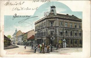 1902 Miskolc, Városház tér. Verő J. kiadása (EK)