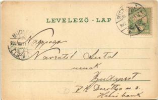 1902 Miskolc, Városház tér. Verő J. kiadása (EK)