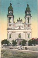 1920 Pápa, Római katolikus templom, piac