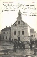 1910 Pécs, Irgalmasok temploma, Markusz Simonné üzlete. Fürst Lipót kiadása