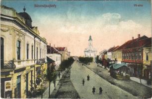 1931 Sátoraljaújhely, Fő utca, bazár, üzletek. Vasúti levelezőlapárusítás 4. sz. - 1918. (EK)
