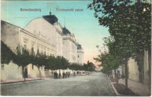 1912 Sátoraljaújhely, Törvényszéki palota. Vasúti étterem kiadása