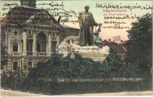 1906 Nagybecskerek, Zrenjanin, Veliki Beckerek; Kiss Ernő szobor / statue