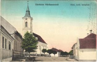 1913 Vörösmart, Zmajevac; Római katolikus templom. Berger Lajos kiadása / Catholic church (EK)