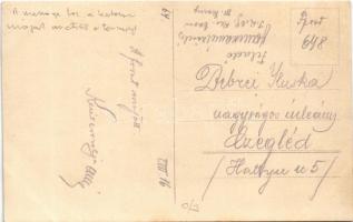 A front mögött, katonák aratják a terményt a menázsihoz / WWI Austro-Hungarian K.u.K. military, sold...