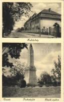 1940 Vecsés, Kultúrház, Park, Hősök szobra, emlékmű (fa)