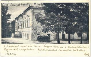 1947 Dédestapolcsány, Dédes; Gróf Serényi kastély (EK)