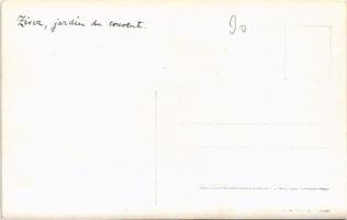 Zirc, apátság kertje. photo