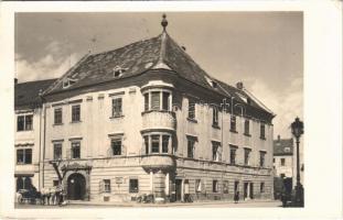 1935 Sopron, Storno ház, Kalmár Zoltán, Takács Gyula üzlete, írógép vállalat. Diebold-Gruber Foto (EK)