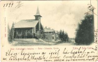1899 Alsótátrafüred, Unter-Schmecks, Dolny Smokovec (Tátra, Magas-Tátra, Vysoké Tatry); templom / Kirche / church (EK)