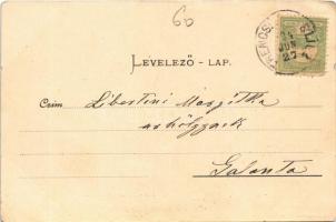 1904 Trencsénteplic, Trencianske Teplice; uszoda, csónakok / swimming pool, rowing boats (EK)