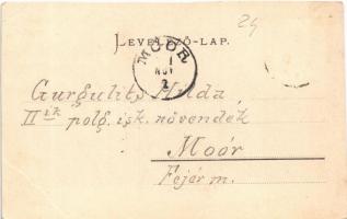 1901 Zalatna, Zlatna; látkép, templomok. Folberth Vilmos kiadása / general view, churches (vágott / ...