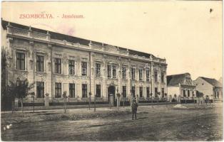 1909 Zsombolya, Jimbolia; Jesuleum zárda iskola. Perlstein F. kiadása / priory school (EK)