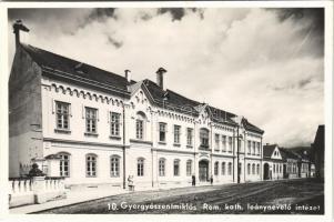 Gyergyószentmiklós, Gheorgheni; Római katolikus leánynevelő intézet / Catholic girls school