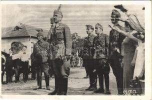 Beszterce, Bistritz, Bistrita; bevonulás / entry of the Hungarian troops
