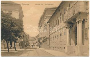 Temesvár, Timisoara; Zápolya utca, bútorraktár, üzletek / street view, furniture warehouse, shops