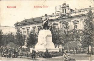 1909 Nagyvárad, Oradea; Szacsvay szobor / statue (EK)