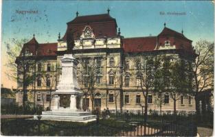1916 Nagyvárad, Oradea; Kir. Törvényszék. Vasúti Levelezőlapárusítás 30. sz. - 1915. / court (EK)