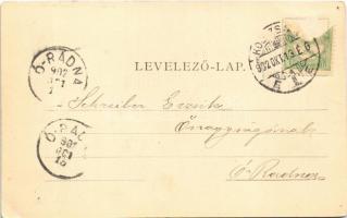 1902 Kolozsvár, Cluj; Mátyás király szobra. Kováts P. Fiai 146. sz. / statue of Matthias Corvinus, K...