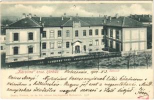 1901 Kolozsvár, Cluj; Károlina országos kórház, sebészet. Dunky Fivérek cs. és kir. udvari fényképészek műterméből / hospital, surgery (EK)