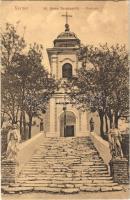 1918 Versec, Werschetz, Vrsac; Hl. Kreuz Bergkapelle / kápolna. Nenadovics Milos kiadása / chapel (EK)