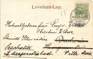 1906 Ungvár, Uzshorod, Uzhhorod, Uzhorod; Széchenyi kerti pavilon, pincérek, Színkör. Mandula Ignác ...