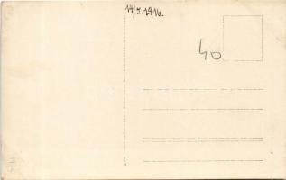 1916 Osztrák-Magyar Haditengerészet vitorlás százada, matrózok / K.u.K. Kriegsmarine Yacht Fregatta,...