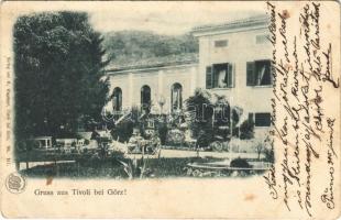 1905 Gorizia, Görz; Tivoli / restaurant, inn, bicycles. Verlag v. M. Wasmeyr (fl)