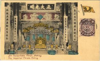 Beijing, Peking; Der kaiserliche Thron / The Imperial Throne