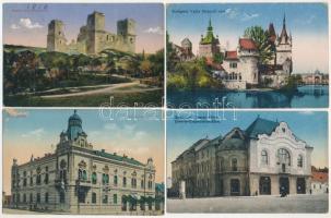 36 db RÉGI magyar város képeslap vegyes minőségben / 36 pre-1945 Hungarian town-view postcards in mixed quality