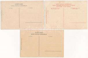 4 db RÉGI kínai képeslap / 4 pre-1945 Chinese postcards