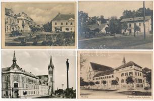 11 db VEGYES történelmi magyar város képeslap / 11 mixed town-view postcards from the Kingdom of Hungary