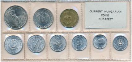 1980. 2f-10Ft (9xklf) érmés forgalmi sor fóliatokban T:1 Adamo FO13