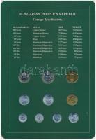 1984-1988. 2f-20Ft (10xklf) "Coin Sets of All Nations" forgalmi szett felbélyegzett karton...