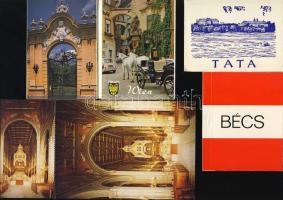 75 db modern magyar, román, osztrák lap és leporelló