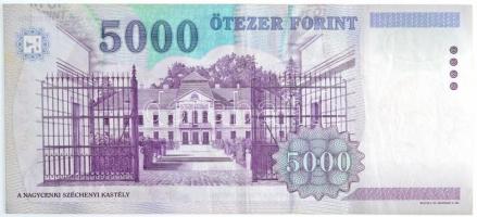 1999. 5000Ft eltérő sorszámokkal "BA 8339600 - BA 8139600" T:III / Hungary 1999. 5000Ft wi...
