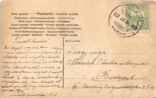 1907 Zombor, Sombor; Mozaik montázs kislánnyal. Schön Adolf kiadása / Mozaic montage with little gir...