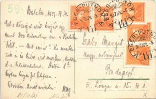 1937 Balaton (Heves megye), Hangya szövetkezet üzlete, kereskedés és vendéglő