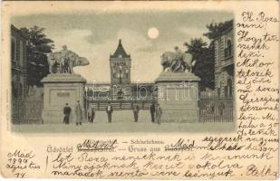 1899 Budapest IX. Közvágóhíd. Rigler r.-t. litho (EB)