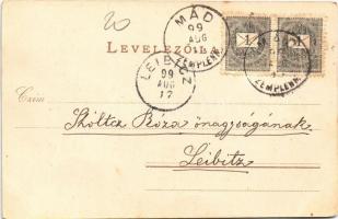 1899 Budapest IX. Közvágóhíd. Rigler r.-t. litho (EB)