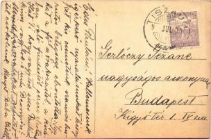 1922 Kecskemét, Szabadság tér, Kossuth szobor, piac, Fuchs Samu, Vajda és Réthey Gyula üzlete  (EB)