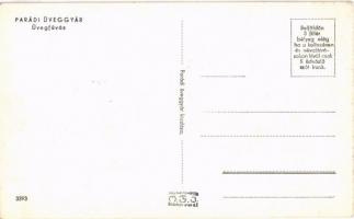 Parád, üveggyár, üvegfúvás