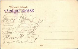 Budapest I. Forgó Károly Várkerti kioszkja, vendéglő kert (EK)