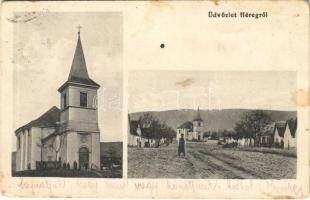 1921 Héreg, templom, utca (fl)