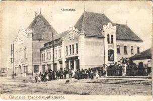 1909 Törökszentmiklós, Községháza, Munkásotthon, Stummer József üzlete (EK)