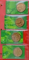 Ausztrália 2000. 5$ Al-Br "Sydney 2000" (28xklf) olimpiai forgalmi emlékérme négygyűrűs hi...