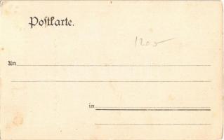 Rothenburg ob der Tauber, Gasthof u. Weinstube Markusturm / restaurant and wine hall. Art Nouveau, f...